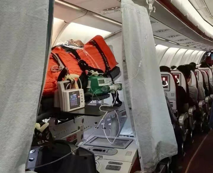 泰和县跨国医疗包机、航空担架